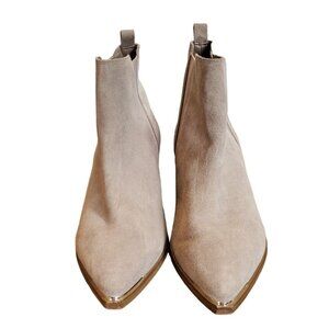 Marc Fisher LTD Womens Taupe Ankle Boots 9.5M